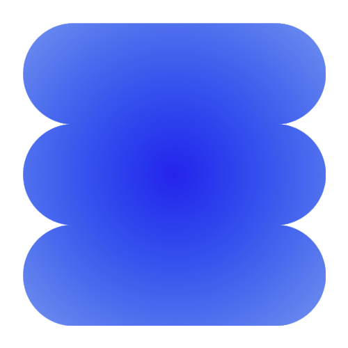 This image displays three horizontal, rounded blue shapes stacked in the center, creating a layered, organized pattern with a gradient from dark to light blue. This composition can represent "Projects and Consulting" through its structure and clarity, where each layer suggests a distinct phase or area of focus within a project. The layered arrangement symbolizes the step-by-step approach often needed in consulting, where organized processes lead to tailored solutions. The gradient reflects the depth and adaptability of consulting work, evolving from initial insights to comprehensive solutions.